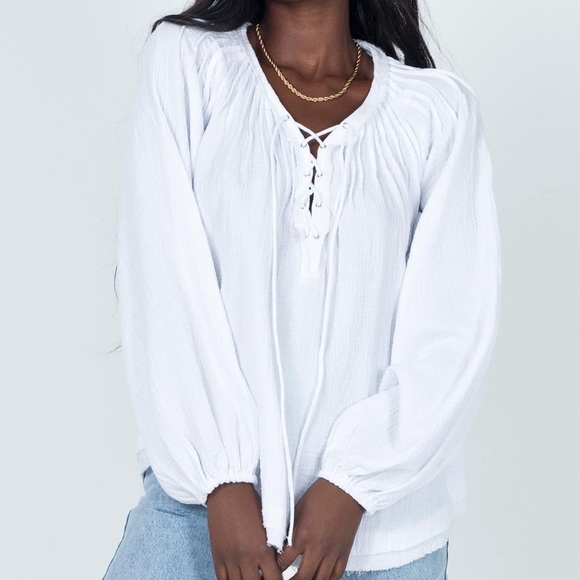 Princess Polly Rachel Top White NWT | sizes 2 and 4 - Picture 5 of 11